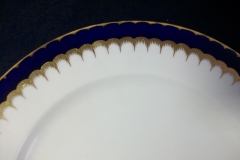 COALPORT SPEARPOINT COBALT 6143  SMOOTH- DINNER PLATE  10  1/4"  ..... https://www.jaapiesfinechinastore.com