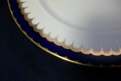 COALPORT SPEARPOINT COBALT 6143  SMOOTH- DINNER PLATE  10  1/4"  ..... https://www.jaapiesfinechinastore.com