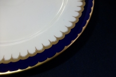 COALPORT SPEARPOINT COBALT 6143  SMOOTH- DINNER PLATE  10  1/4"  ..... https://www.jaapiesfinechinastore.com