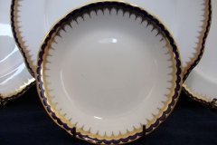 COALPORT SPEARPOINT COBALT 850- BERRY BOWL    .....   http://jaapiesfinechinastore.com
