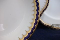 COALPORT SPEARPOINT COBALT 850- BERRY BOWL    .....   http://jaapiesfinechinastore.com