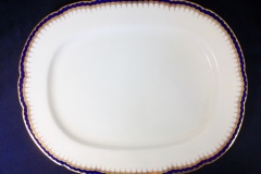 COALPORT SPEARPOINT 850- LARGE SERVING PLATTER    .....   https://www.jaapiesfinechinastore.com