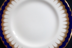 COALPORT SPEARPOINT COBALT #6143  SMOOTH- BREAD & BUTTER PLATE  ..... https://www.jaapiesfinechinastore.com