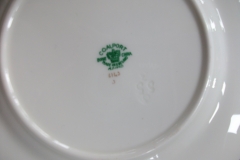 COALPORT SPEARPOINT COBALT #6143  SMOOTH- BREAD & BUTTER PLATE  ..... https://www.jaapiesfinechinastore.com