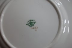 COALPORT SPEARPOINT COBALT #6143  SMOOTH- DESSERT/PIE PLATES  ..... http://jaapiesfinechinastore.com