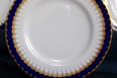 COALPORT SPEARPOINT COBALT #6143  SCALLOPED- SALAD PLATE  ..... https://www.jaapiesfinechinastore.com