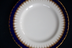 COALPORT SPEARPOINT COBALT #6143  SCALLOPED- SALAD PLATE  ..... https://www.jaapiesfinechinastore.com