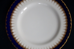 COALPORT SPEARPOINT COBALT #6143  SCALLOPED- SALAD PLATE  ..... https://www.jaapiesfinechinastore.com