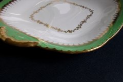 COALPORT  SPEARPOINT GREEN #Y3691-   CAKE SERVING PLATE #1  .....   http://jaapiesfinechinastore.com