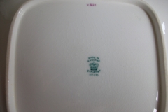 COALPORT  SPEARPOINT GREEN #Y3691-   CAKE SERVING PLATE #1  .....   https://www.jaapiesfinechinastore.com