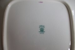 COALPORT  SPEARPOINT GREEN #Y3691-   CAKE SERVING PLATE #1  .....   http://jaapiesfinechinastore.com