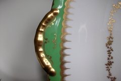COALPORT  SPEARPOINT GREEN #Y3691-   CAKE SERVING PLATE #2  .....   http://jaapiesfinechinastore.com