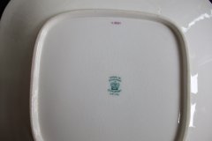 COALPORT  SPEARPOINT GREEN #Y3691-   CAKE SERVING PLATE #2  .....   http://jaapiesfinechinastore.com