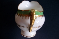 COALPORT  SPEARPOINT GREEN #Y3691-   CREAMER  .....   https://www.jaapiesfinechinastore.com