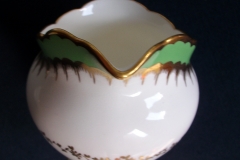 COALPORT  SPEARPOINT GREEN #Y3691-   CREAMER  .....   https://www.jaapiesfinechinastore.com