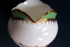 COALPORT  SPEARPOINT GREEN #Y3691-   CREAMER  .....   http://jaapiesfinechinastore.com