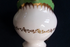 COALPORT  SPEARPOINT GREEN #Y3691-   CREAMER  .....   https://www.jaapiesfinechinastore.com