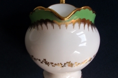 COALPORT  SPEARPOINT GREEN #Y3691-   CREAMER  .....   https://www.jaapiesfinechinastore.com