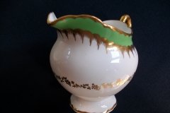 COALPORT  SPEARPOINT GREEN #Y3691-   CREAMER  .....   http://jaapiesfinechinastore.com