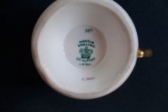 COALPORT  SPEARPOINT GREEN #Y3691-   CREAMER  .....   http://jaapiesfinechinastore.com