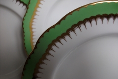 COALPORT SPEARPOINT GREEN- LUNCH PLATE  .....   https://www.jaapiesfinechinastore.com