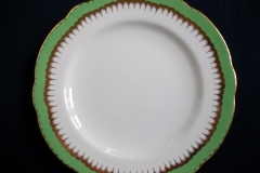 COALPORT SPEARPOINT GREEN- LUNCH PLATE  .....   https://www.jaapiesfinechinastore.com