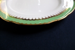 COALPORT SPEARPOINT GREEN- LUNCH PLATE  .....   https://www.jaapiesfinechinastore.com