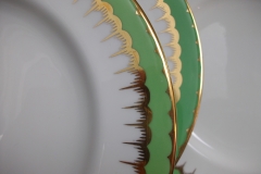 COALPORT  SPEARPOINT GREEN #Z866 SMOOTH-   SALAD PLATE  .....   https://www.jaapiesfinechinastore.com