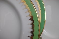 COALPORT  SPEARPOINT GREEN #Z866 SMOOTH-   SALAD PLATE  .....   http://jaapiesfinechinastore.com