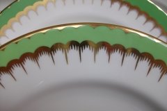COALPORT  SPEARPOINT GREEN #Z866 SMOOTH-   SALAD PLATE  .....   http://jaapiesfinechinastore.com