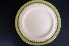 COALPORT  SPEARPOINT GREEN #Z866 SMOOTH-   SALAD PLATE  .....   https://www.jaapiesfinechinastore.com