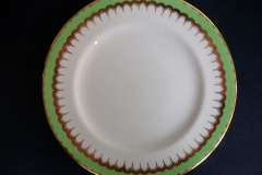 COALPORT  SPEARPOINT GREEN #Z866 SMOOTH-   SALAD PLATE  .....   https://www.jaapiesfinechinastore.com