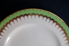 COALPORT  SPEARPOINT GREEN #Z866 SMOOTH-   SALAD PLATE  .....   https://www.jaapiesfinechinastore.com