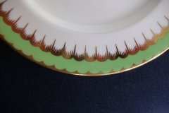 COALPORT  SPEARPOINT GREEN #Z866 SMOOTH-   SALAD PLATE  .....   http://jaapiesfinechinastore.com