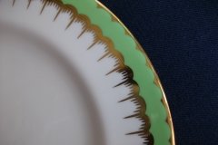 COALPORT  SPEARPOINT GREEN #Z866 SMOOTH-   SALAD PLATE  .....   http://jaapiesfinechinastore.com