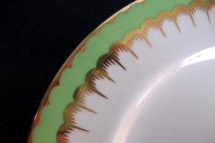 COALPORT  SPEARPOINT GREEN #Z866 SMOOTH-   SALAD PLATE  .....   https://www.jaapiesfinechinastore.com