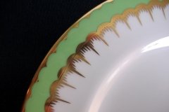 COALPORT  SPEARPOINT GREEN #Z866 SMOOTH-   SALAD PLATE  .....   http://jaapiesfinechinastore.com