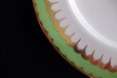 COALPORT  SPEARPOINT GREEN #Z866 SMOOTH-   SALAD PLATE  .....   https://www.jaapiesfinechinastore.com