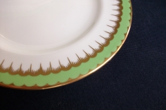 COALPORT  SPEARPOINT GREEN #Z866 SMOOTH-   SALAD PLATE  .....   https://www.jaapiesfinechinastore.com