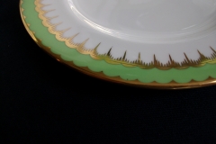 COALPORT  SPEARPOINT GREEN #Z866 SMOOTH-   SALAD PLATE  .....   https://www.jaapiesfinechinastore.com