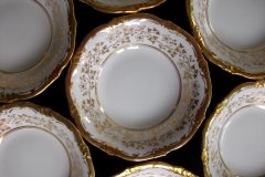 COALPORT CONSORT WHITE #V9864- BERRY BOWL  .....   http://jaapiesfinechinastore.com