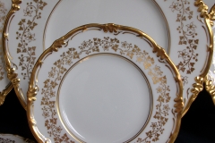 COALPORT CONSORT WHITE #V9864- BREAD & BUTTER PLATE  .....   https://www.jaapiesfinechinastore.com