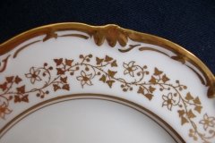 COALPORT CONSORT WHITE #V9864- BREAD & BUTTER PLATE  .....   http://jaapiesfinechinastore.com