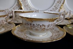 COALPORT CONSORT WHITE #V9864- CUP & SAUCER   .....   http://jaapiesfinechinastore.com