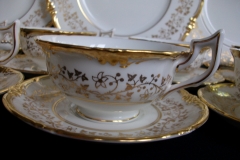 COALPORT CONSORT WHITE #V9864- CUP & SAUCER   .....   https://www.jaapiesfinechinastore.com