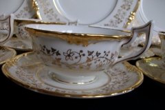 COALPORT CONSORT WHITE #V9864- CUP & SAUCER   .....   http://jaapiesfinechinastore.com