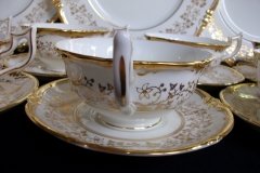 COALPORT CONSORT WHITE #V9864- CUP & SAUCER   .....   http://jaapiesfinechinastore.com