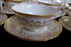 COALPORT CONSORT WHITE #V9864- CUP & SAUCER   .....   http://jaapiesfinechinastore.com
