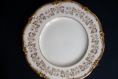 COALPORT CONSORT WHITE #V9864- DINNER  PLATE ..... https://www.jaapiesfinechinastore.com