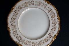 COALPORT CONSORT WHITE #V9864- DINNER  PLATE ..... http://jaapiesfinechinastore.com